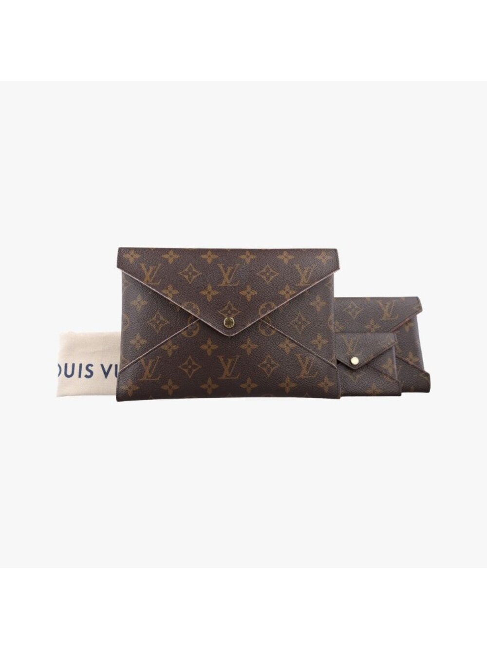 Louis Vuitton Pochette Kirigami Monogram Brown Canvas Pouch